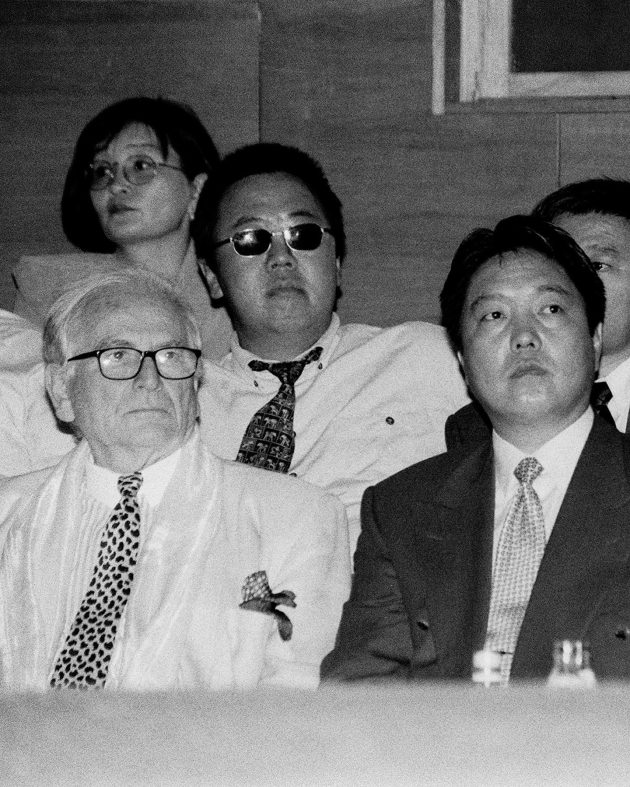 Нэрт загвар зохион бүтээгч Пьер Карден Монголд ирэв. 1997 он,
